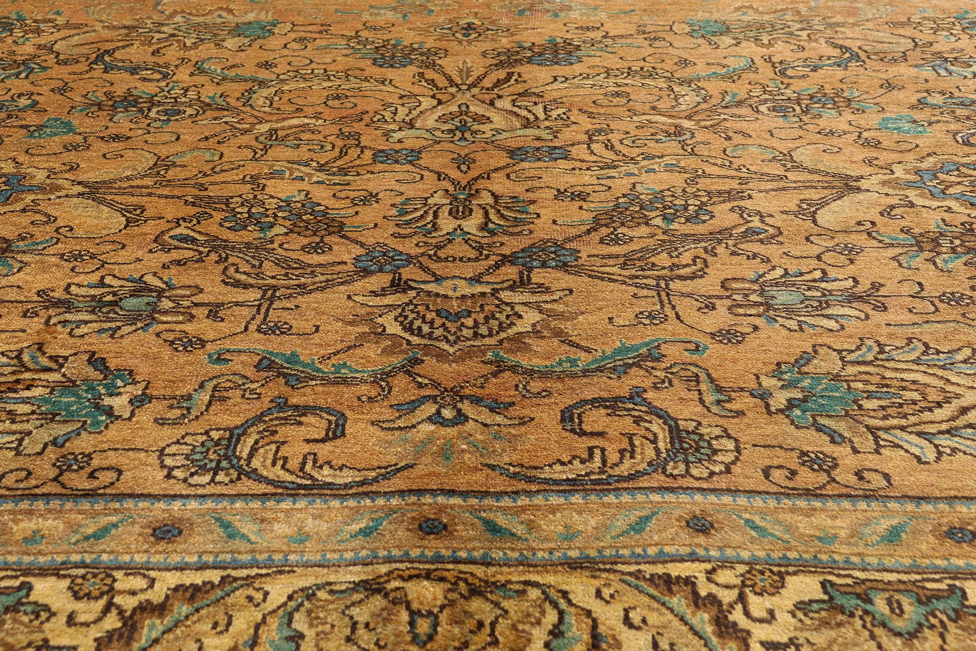 20ième siècle Tapis persan de Tabriz des années 1950, 10'00 x 12'09 en vente