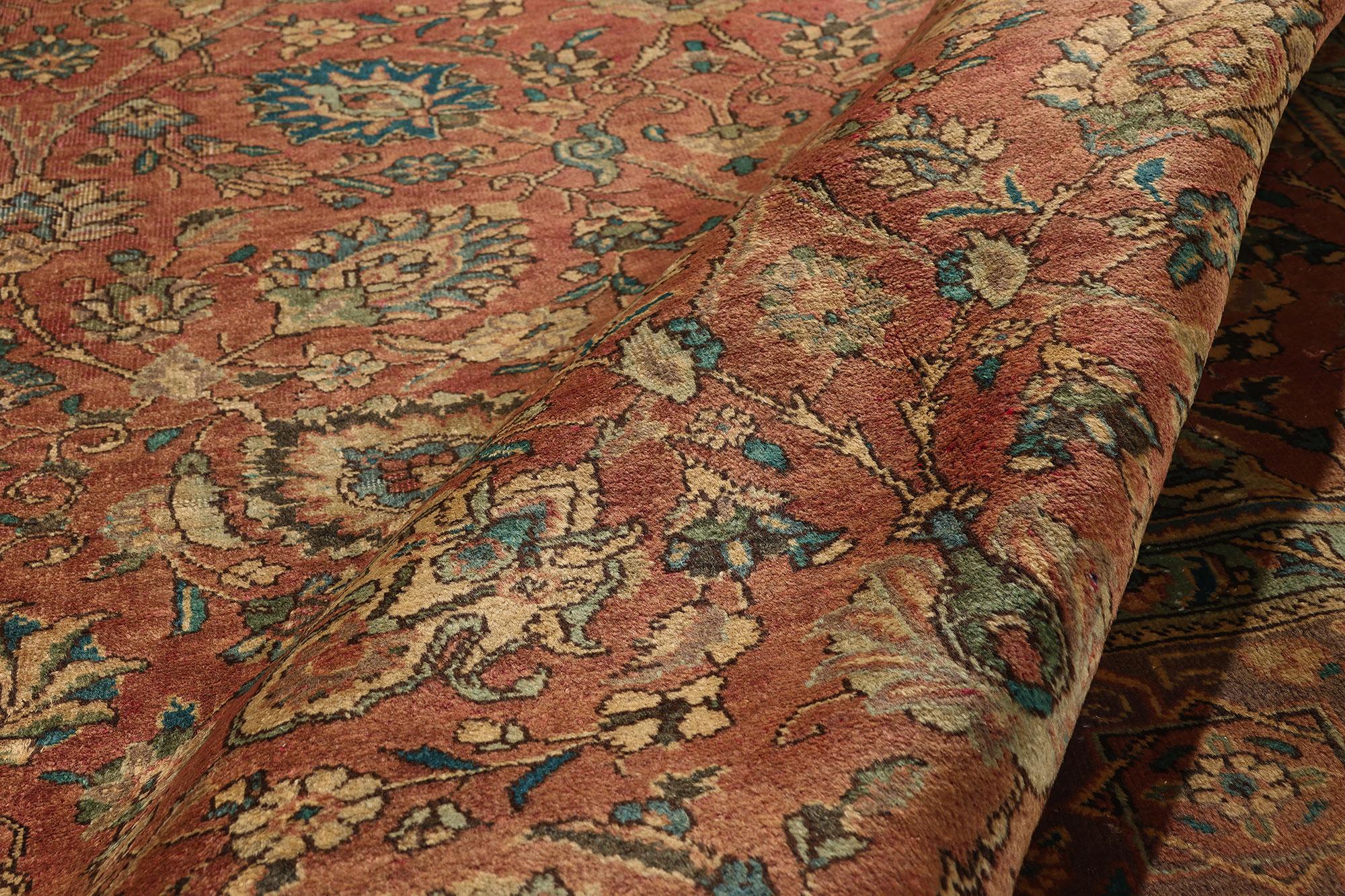 Persischer Täbriz-Teppich im traditionellen Stil, Vintage im Angebot 1