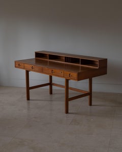 1950s Peter Løvig Nielsen Partners Flip Top Desk by Løvig, Denmark