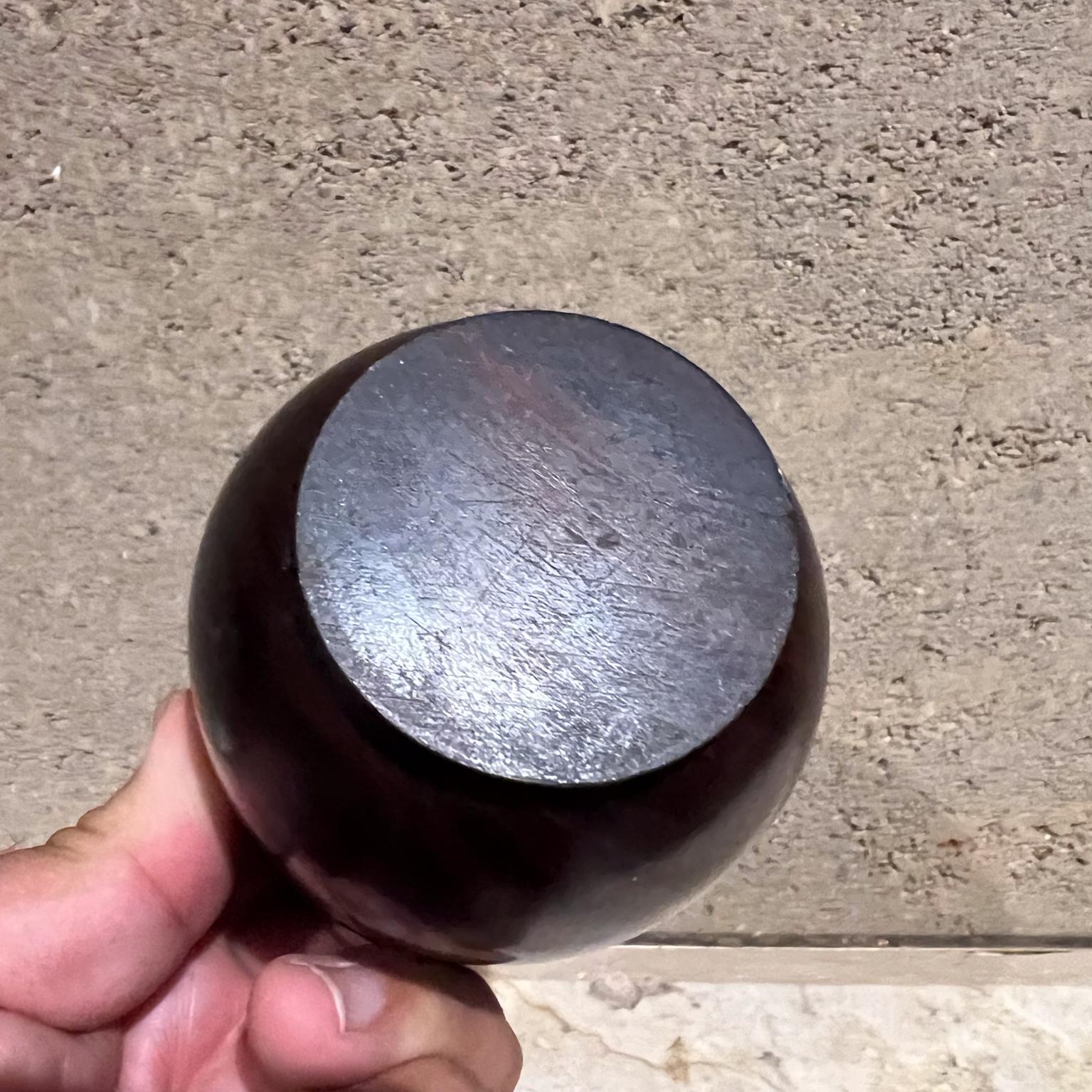 Vaso con coperchio in legno di palissandro Petite del 1950 in vendita 1