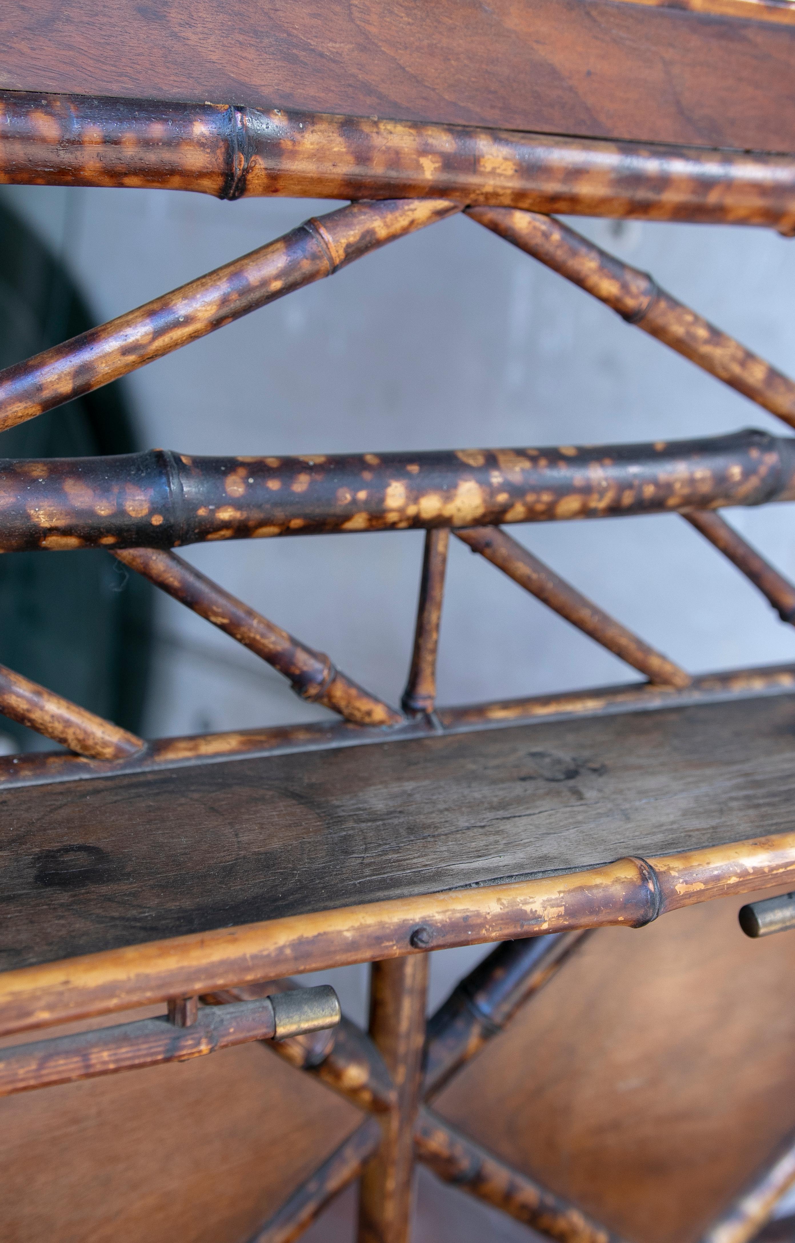 1950s Philippine Bamboo Coat Rack For Sale 10