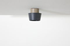 1950's Philips Industrial Flush Mount Ceiling Sconce by Louis Kalff