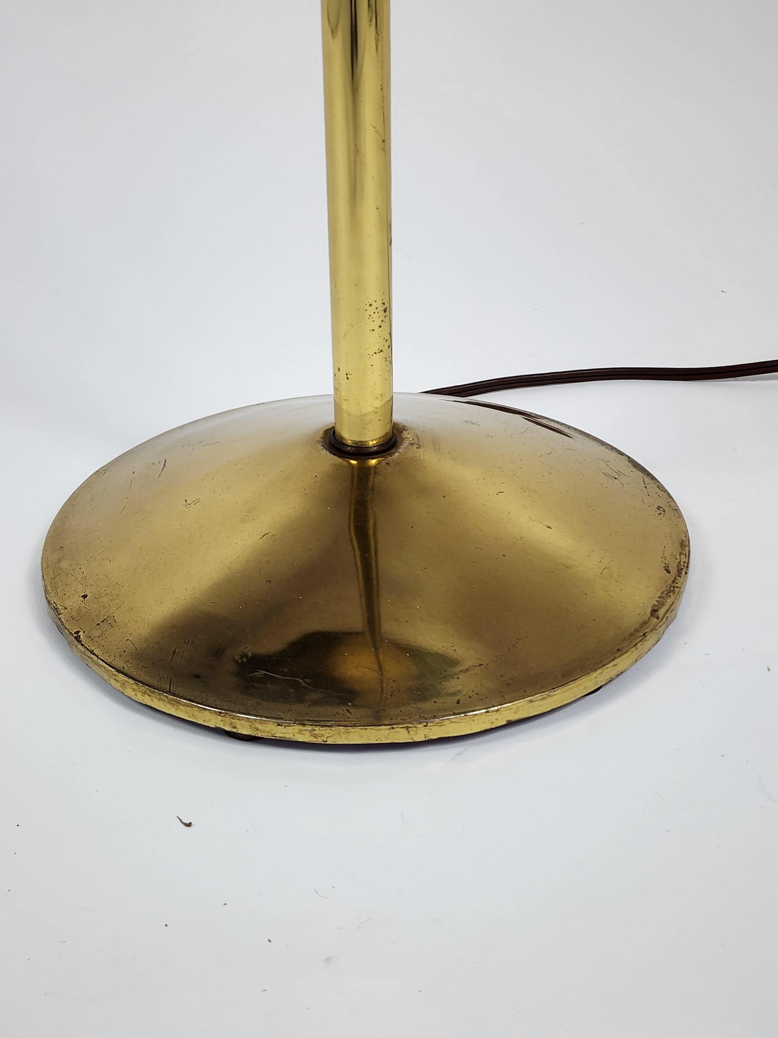 1950s Pierced Brass Torchiere, USA For Sale 13