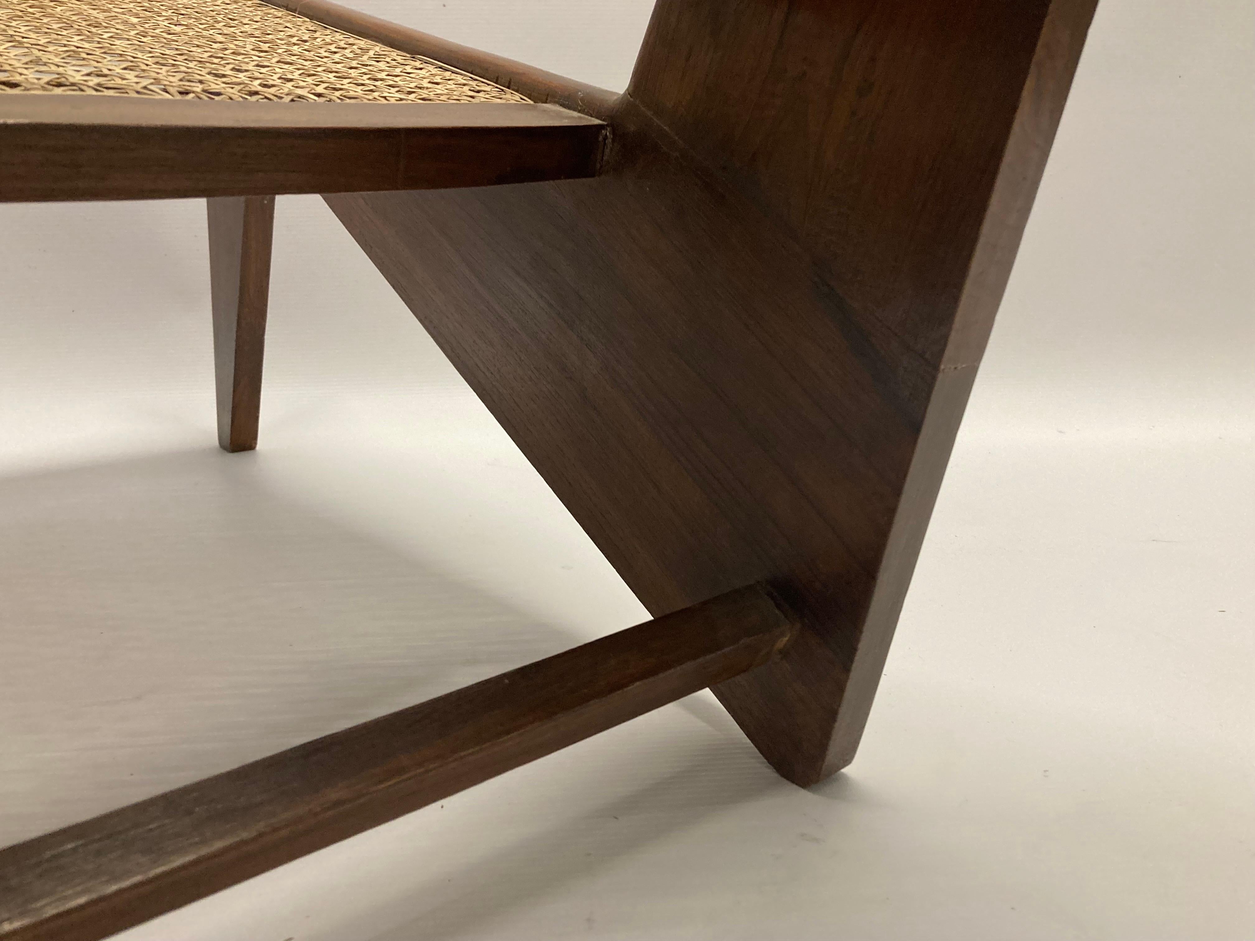 1950s Pierre Jeanneret 'Kangourou' Chandigarh Lounge Chair PJ-SI-59-A For Sale 5