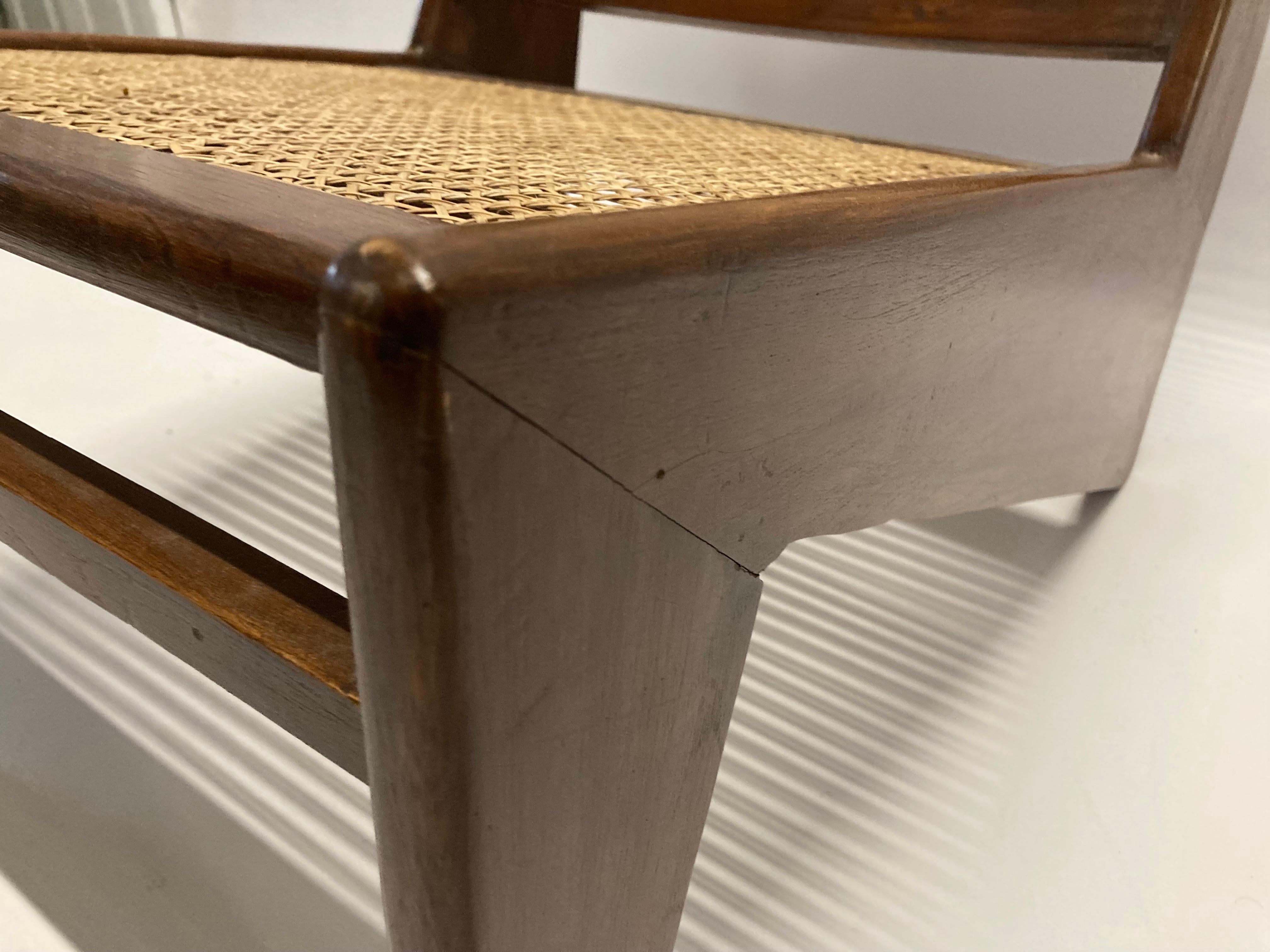 Mid-20th Century 1950s Pierre Jeanneret 'Kangourou' Chandigarh Lounge Chair PJ-SI-59-A For Sale