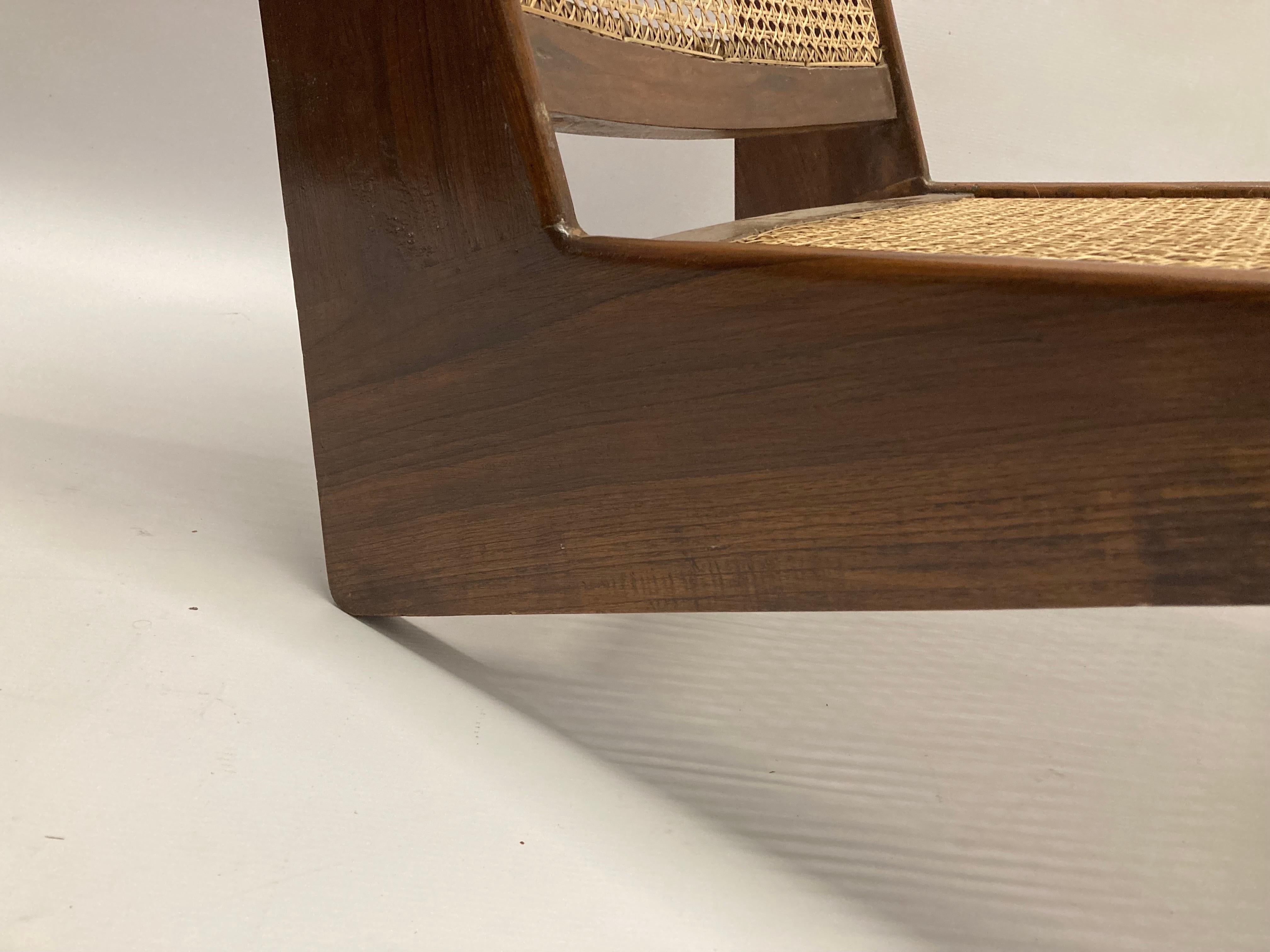 1950s Pierre Jeanneret 'Kangourou' Chandigarh Lounge Chair PJ-SI-59-A For Sale 2
