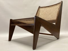 Chaise longue Chandigarh 'Kangourou' de Pierre Jeanneret des années 1950 PJ-SI-59-A