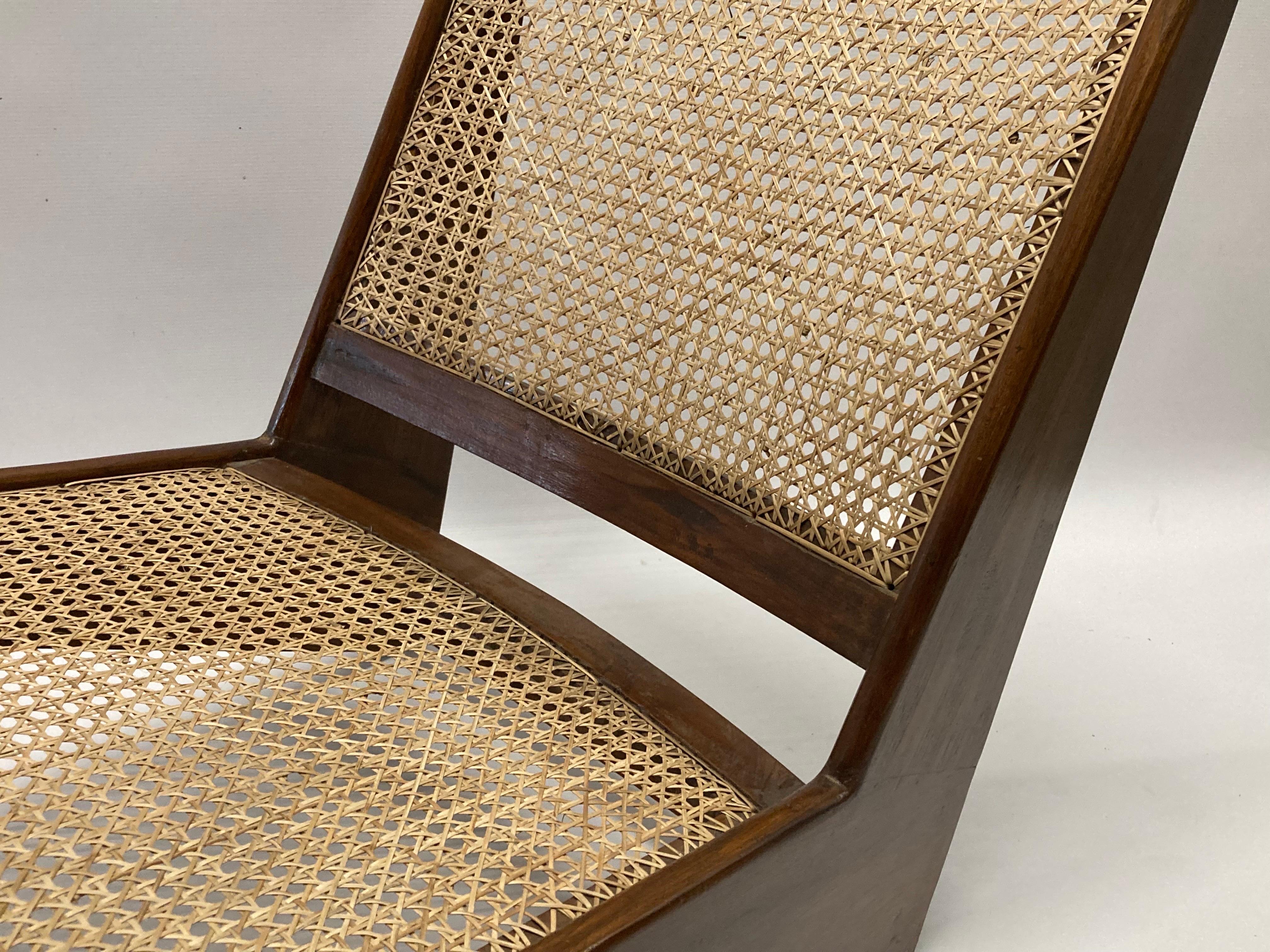 1950s Pierre Jeanneret 'Kangourou' Chandigarh Lounge Chair PJ-SI-59-A For Sale 4