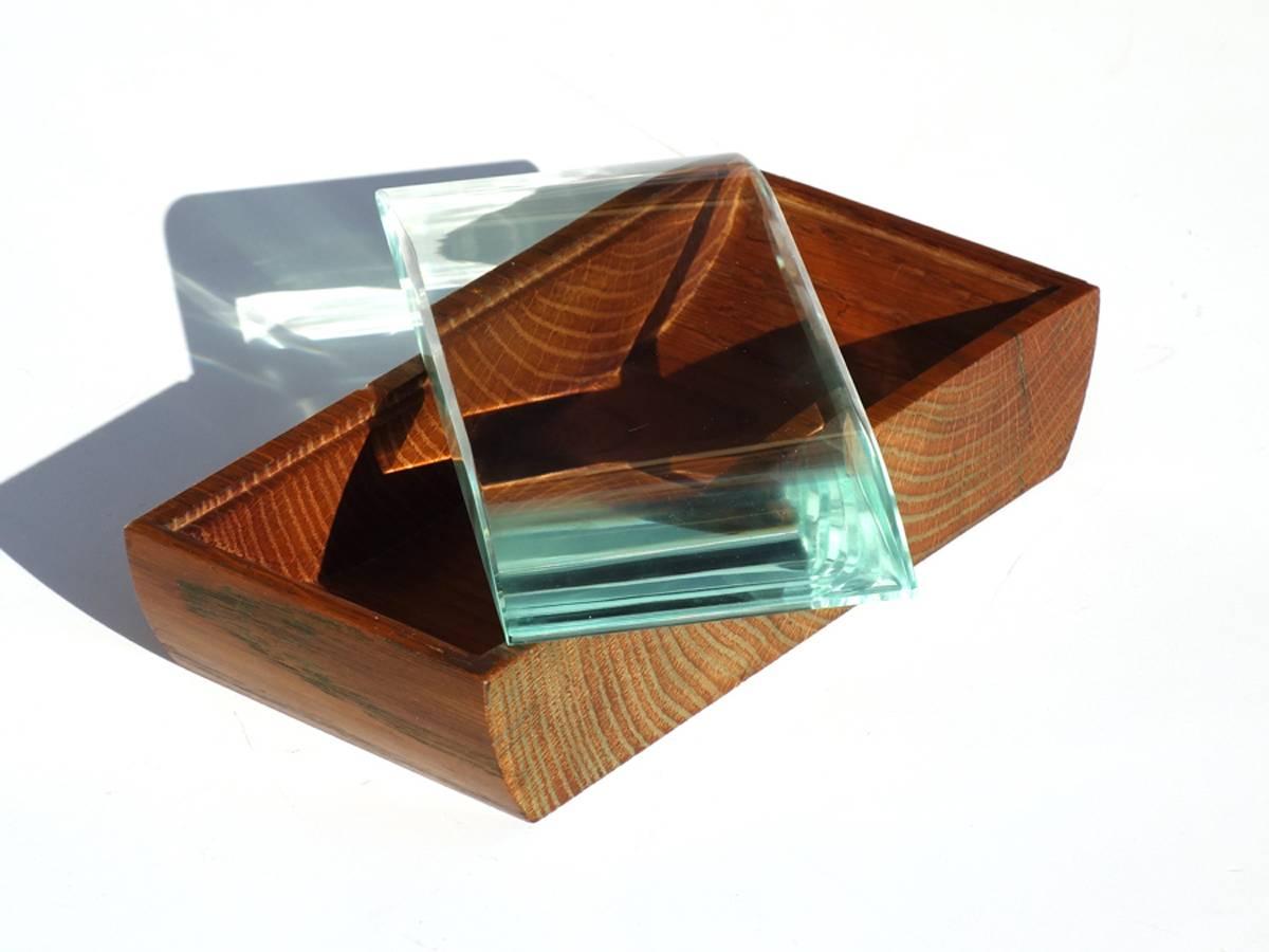 Mid-20th Century 1950s Pietro Chiesa by Fontana Arte Italian Design Crystal Box