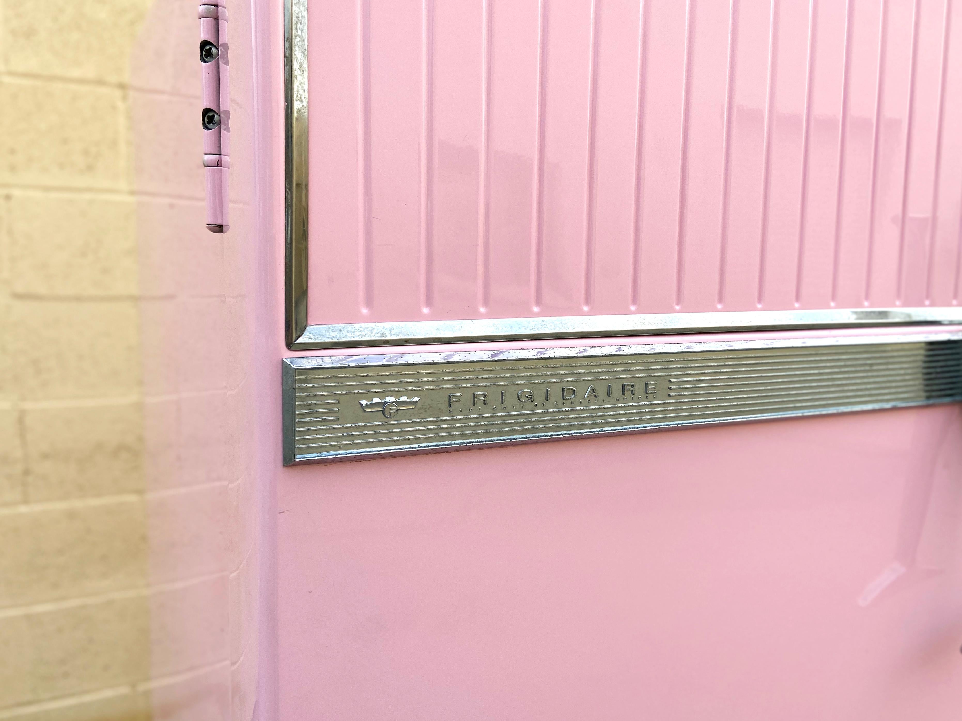 1950s Pink Fridgedaire Refrigerator 1