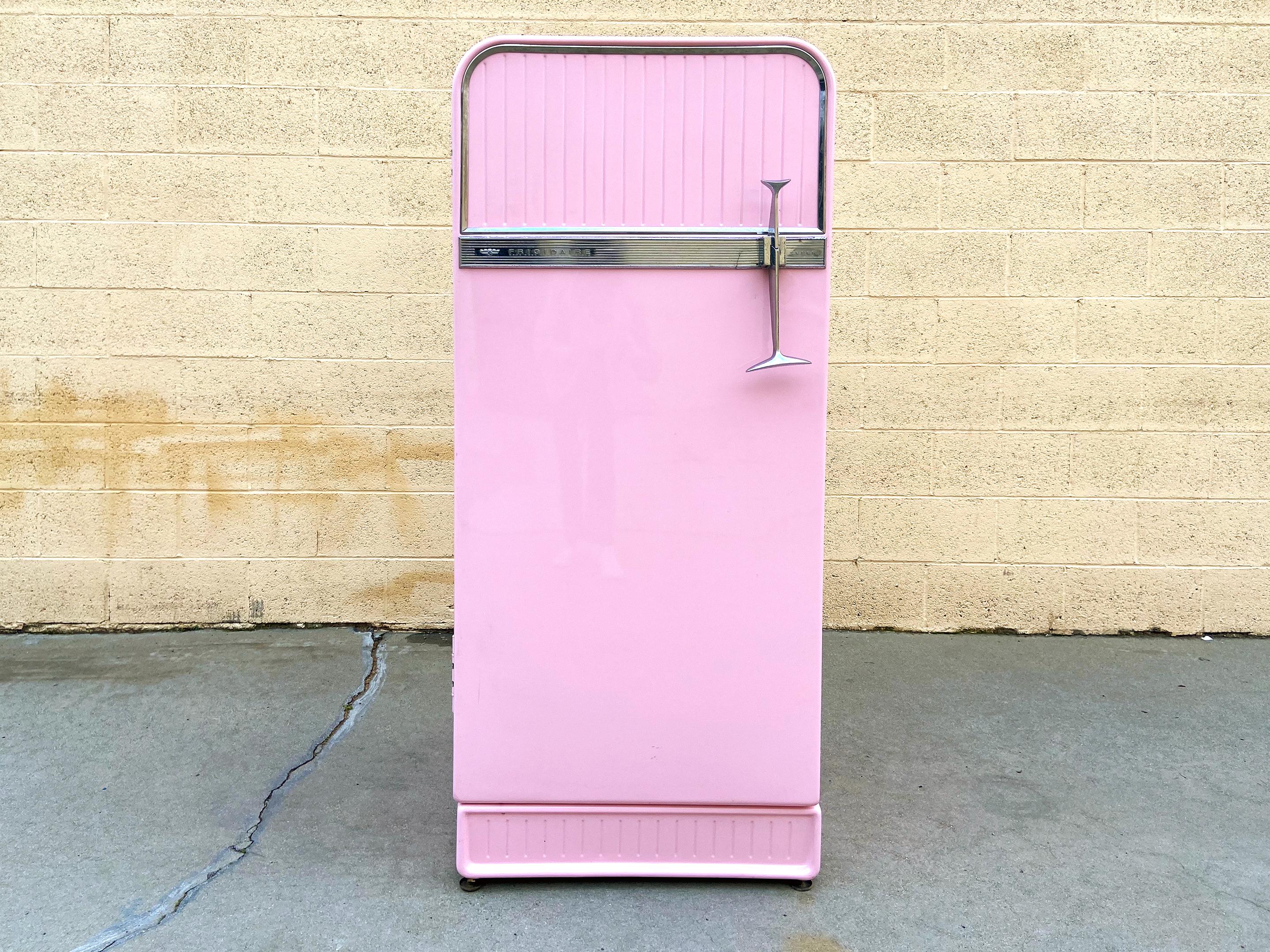 vintage pink refrigerator for sale