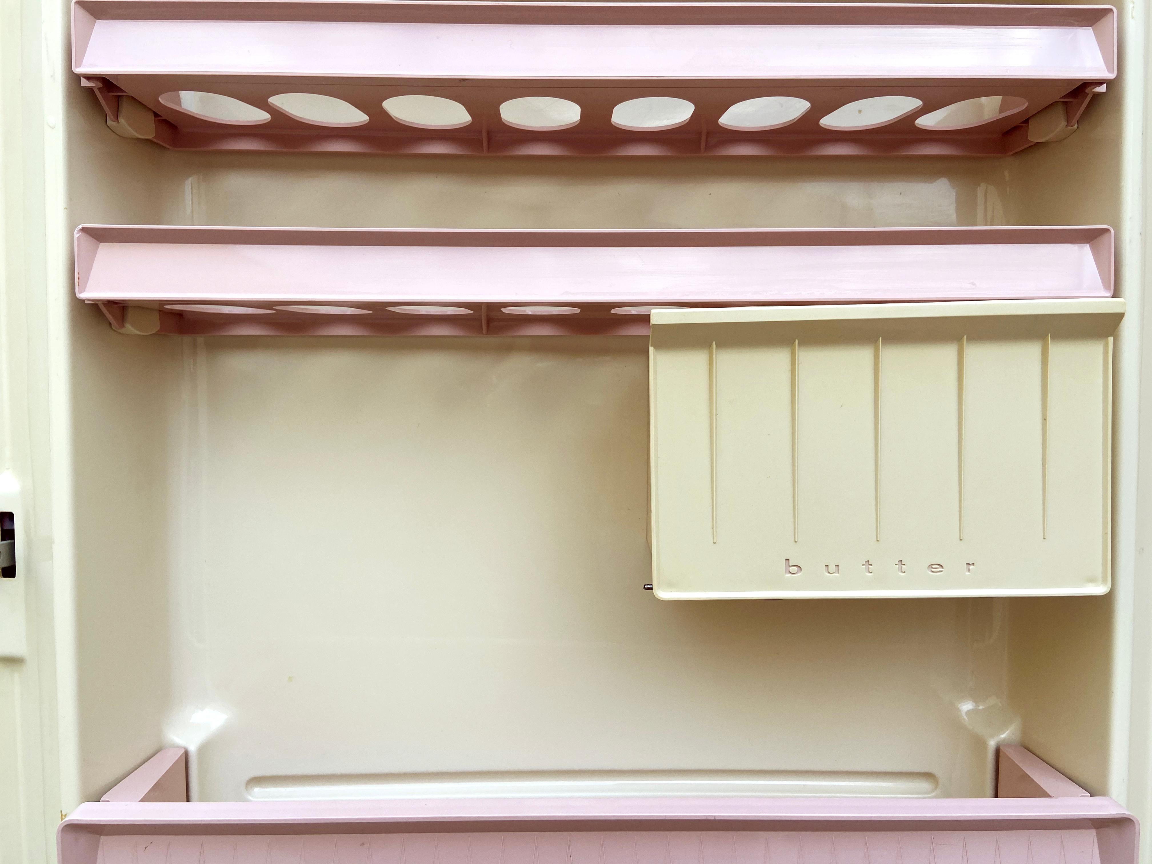 American 1950s Pink Fridgedaire Refrigerator