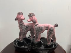1950’s Pink Poodle T.V. Lamp With Planter