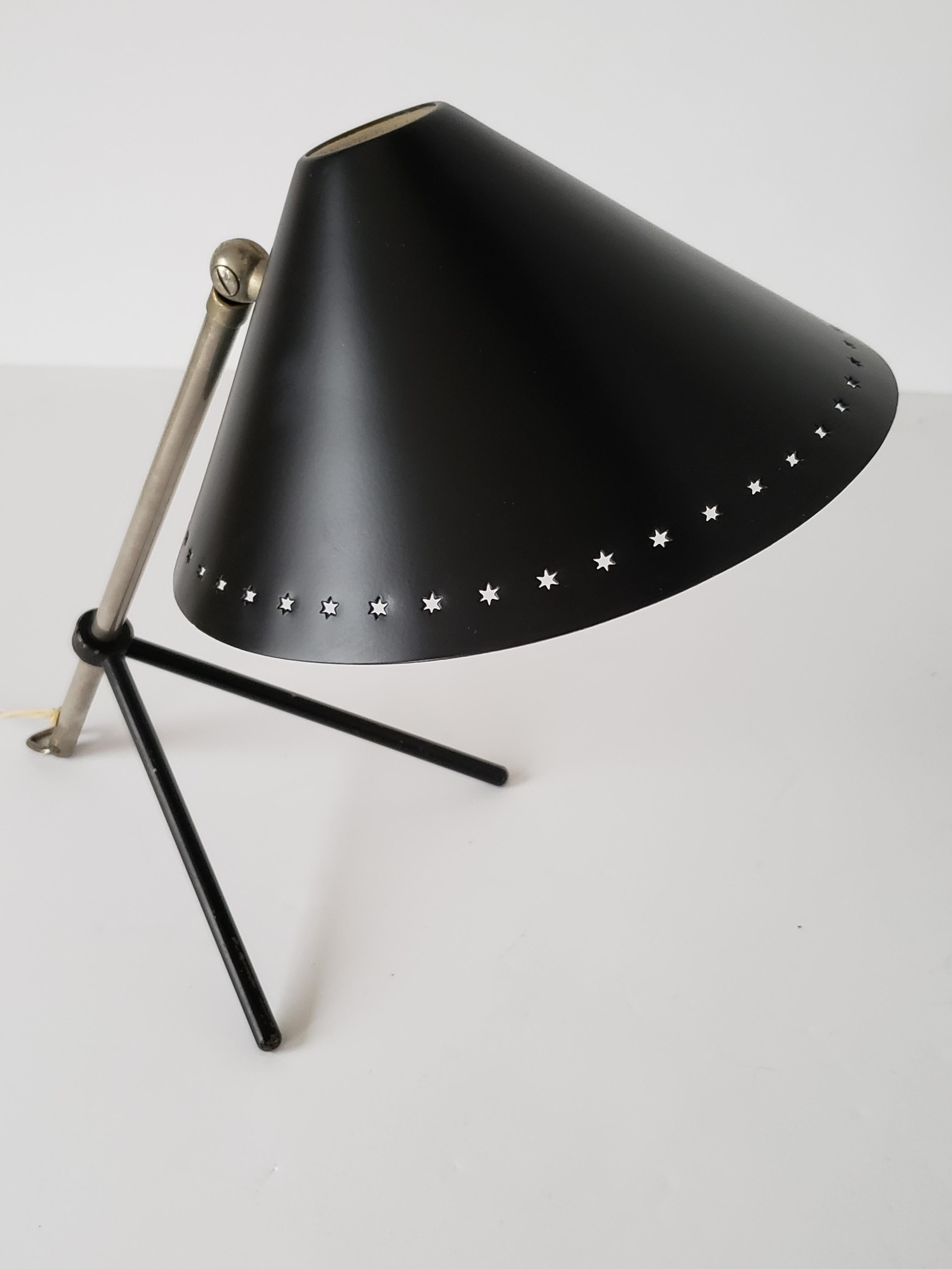 Mid-20th Century 1950s  'Pinocchio' Table or Wall Lamp by H. Busquet for Hala Zeist, Netherlands