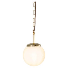 1950's Plain Opaline Pendant Glass – 20cm
