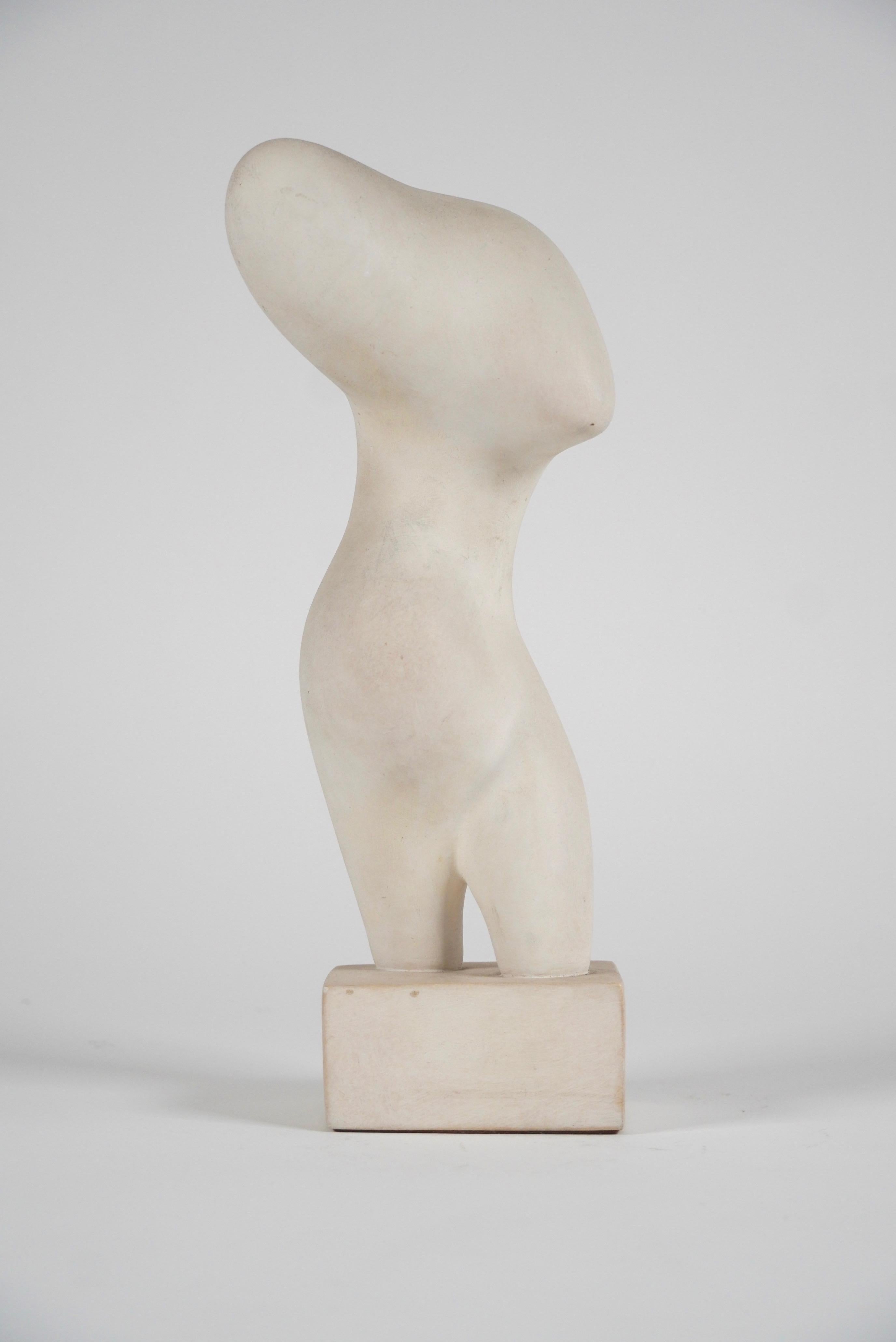 Mid-Century Modern 1950s Plaster Abstract Figurative Sculpture by Hans Arp Made by Alva Studios