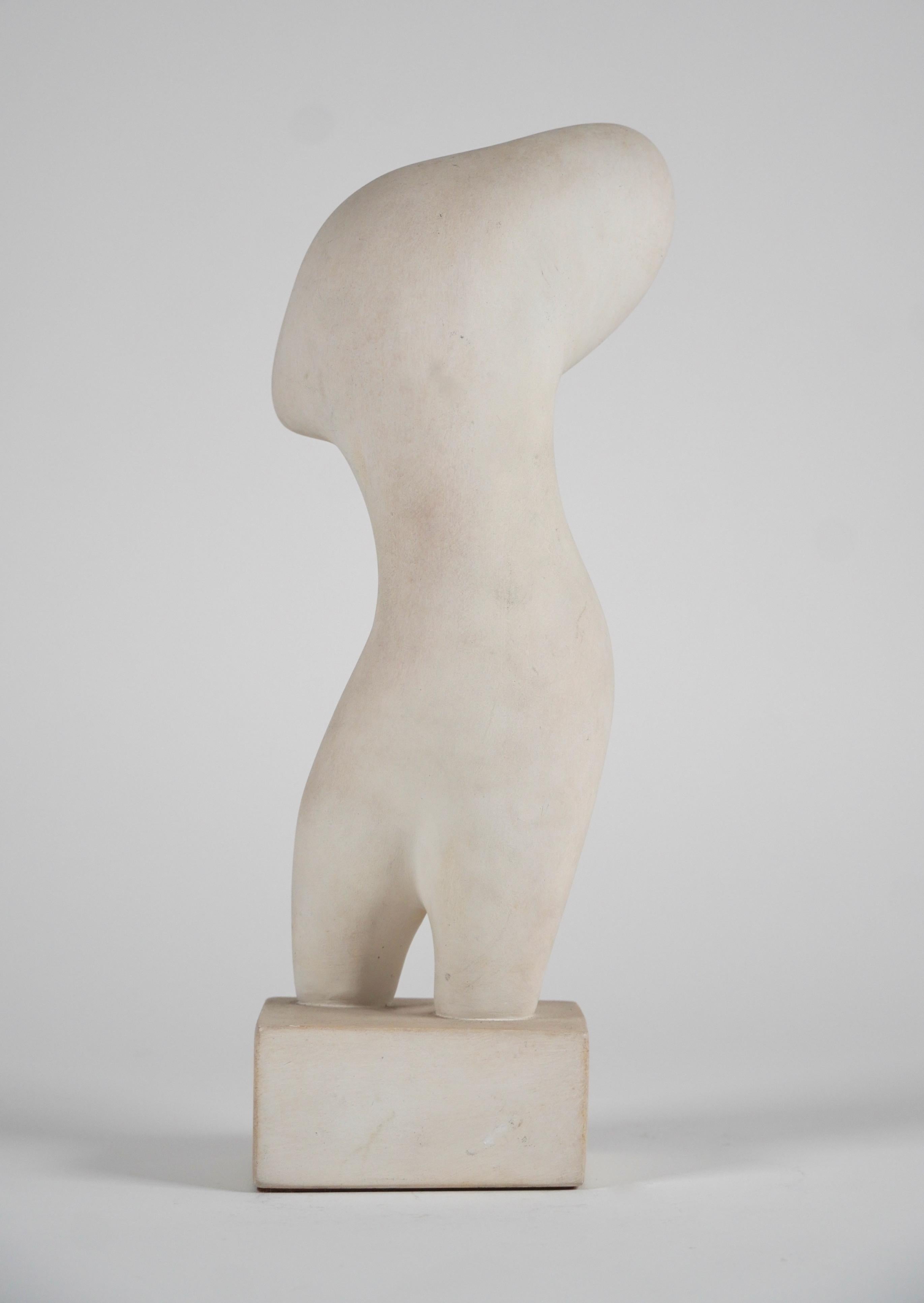 1950s Plaster Abstract Figurative Sculpture by Hans Arp Made by Alva Studios In Good Condition In Oakland, CA