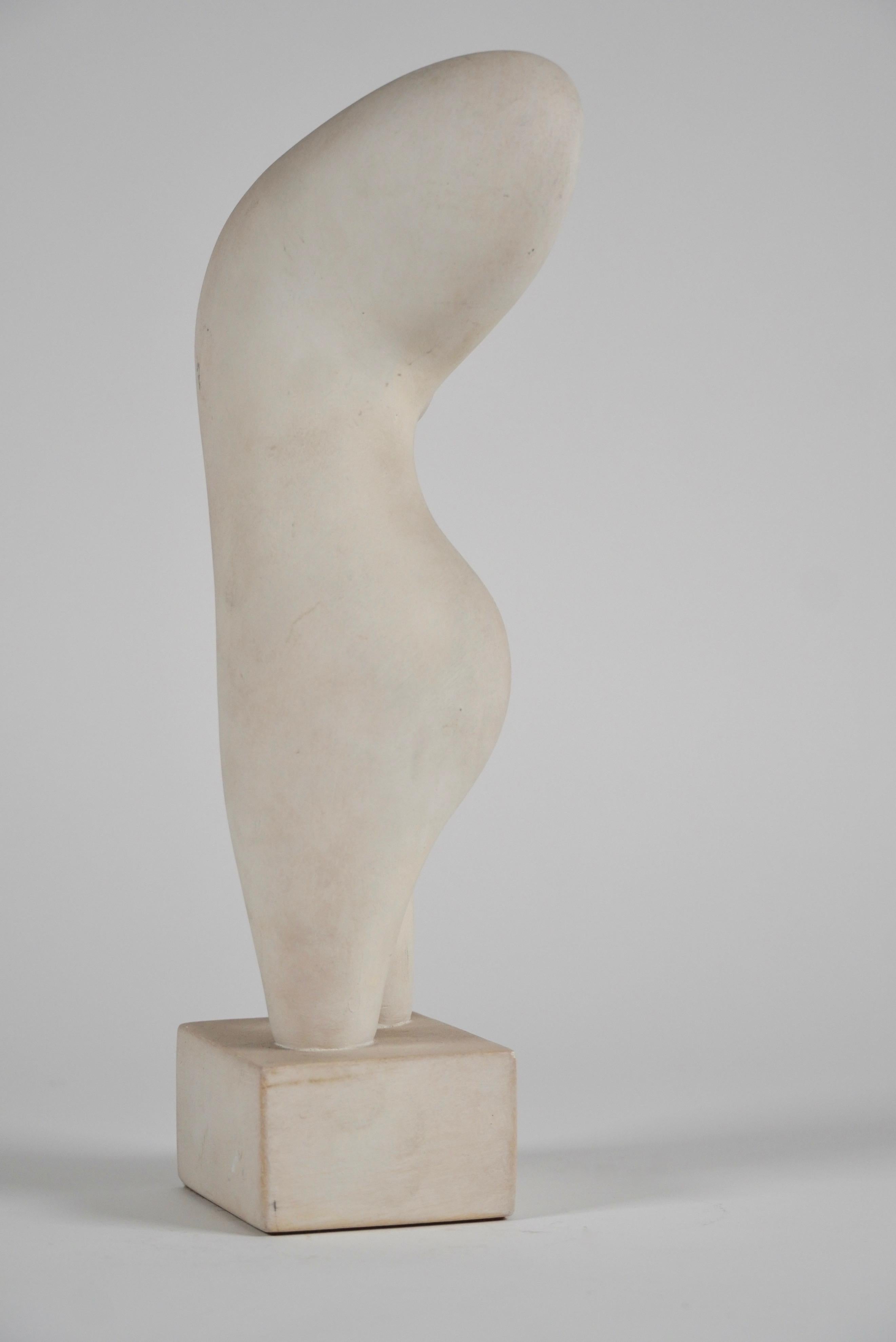 20th Century 1950s Plaster Abstract Figurative Sculpture by Hans Arp Made by Alva Studios