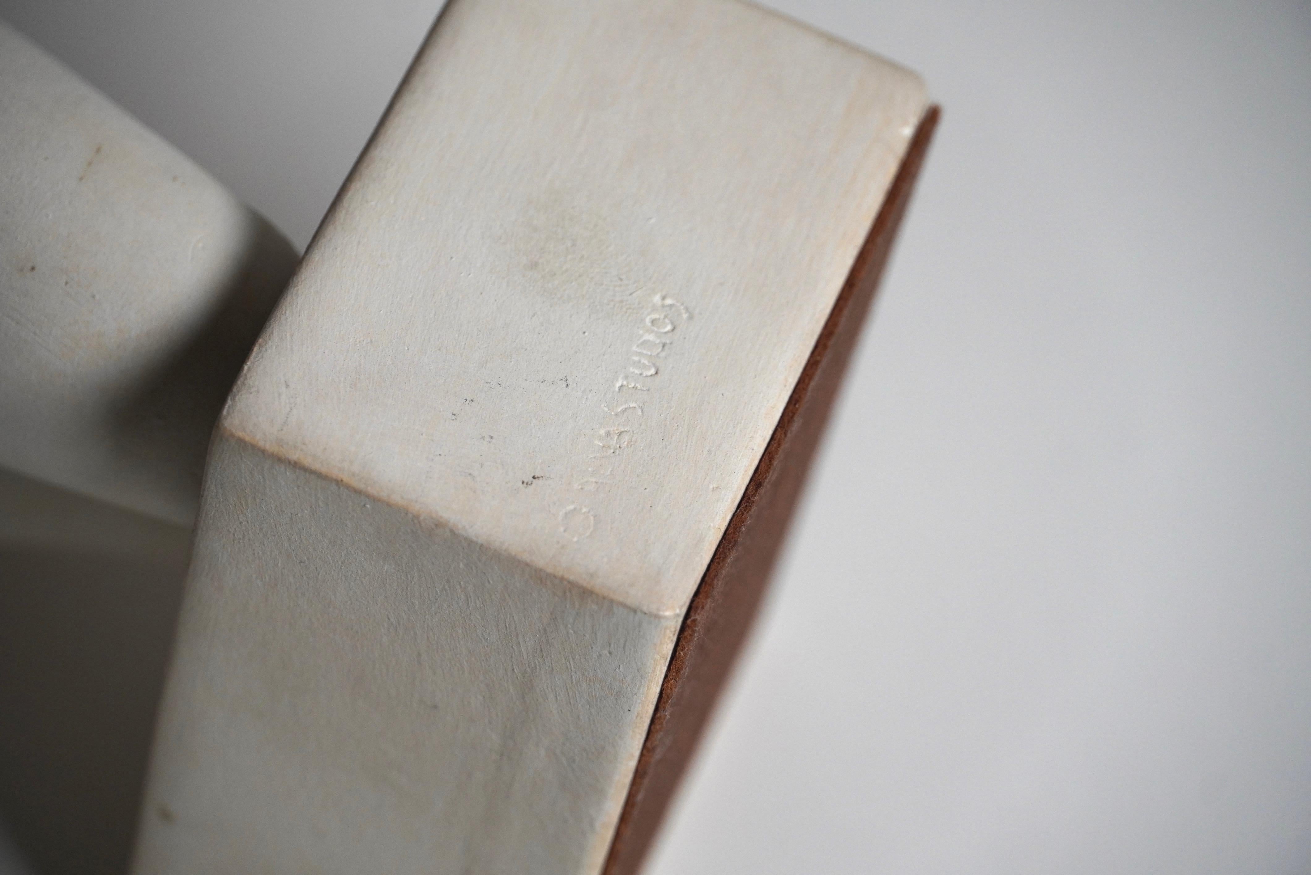 1950s Plaster Abstract Figurative Sculpture by Hans Arp Made by Alva Studios 2