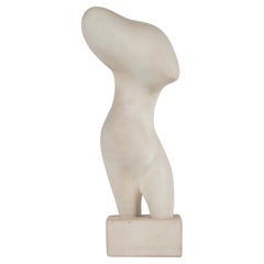 1950s Plaster Abstract Figurative Sculpture by Hans Arp Made by Alva Studios