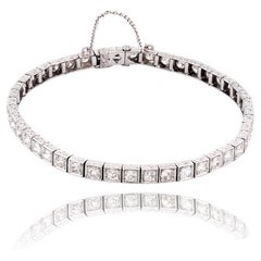 Platinum Tennis Bracelets
