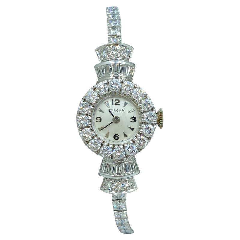 Important Diamond Hamilton Watch, circa 1950s For Sale at 1stDibs