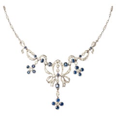 Sapphire Choker Necklaces