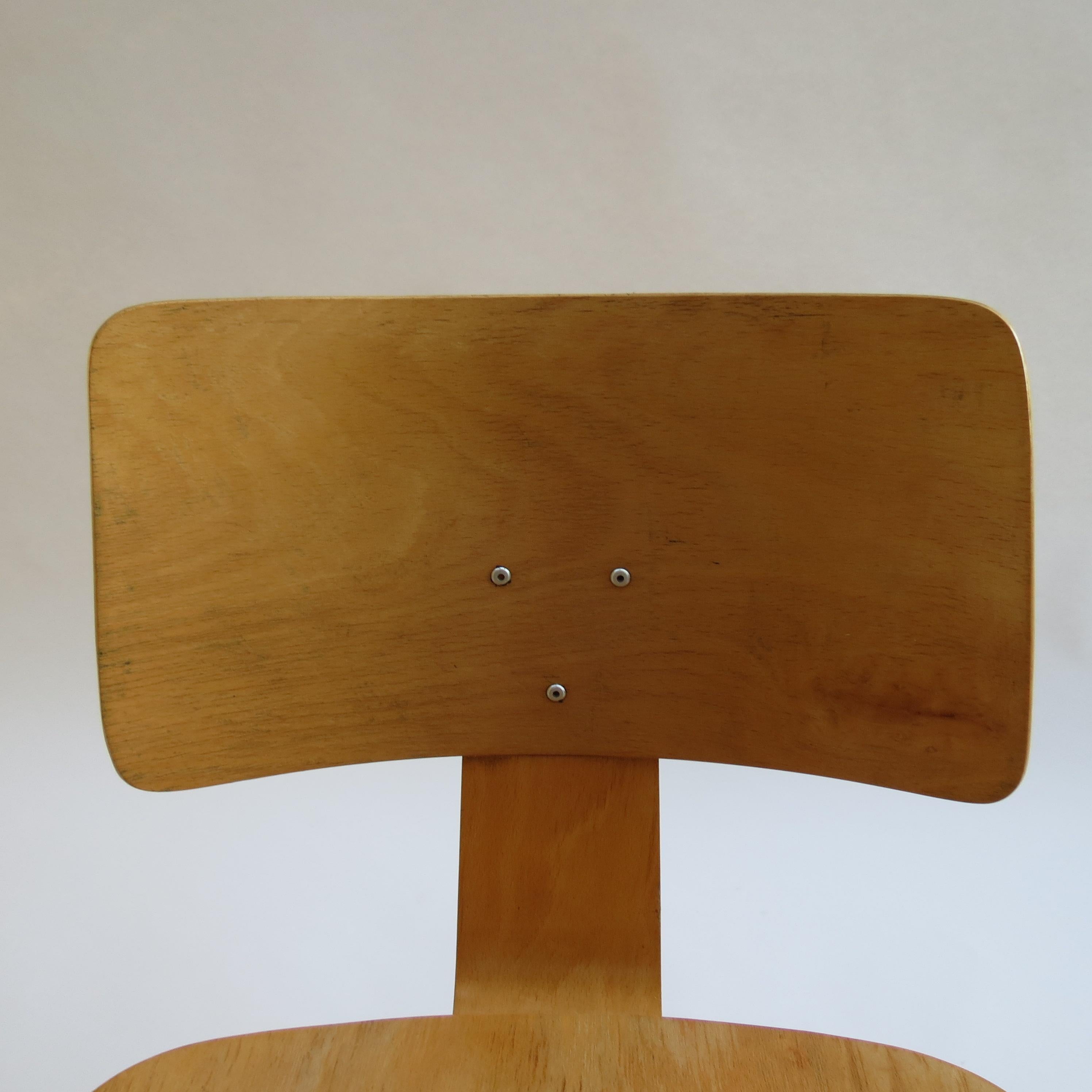 1950s Plywood Hillestak Stacking Chairs by Robin Day for Hille UK 3