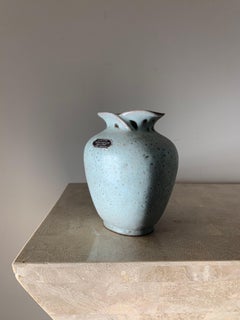 Carstens Tönnieshof Pockmarked Ceramic Vase from West Germany, circa 1950s