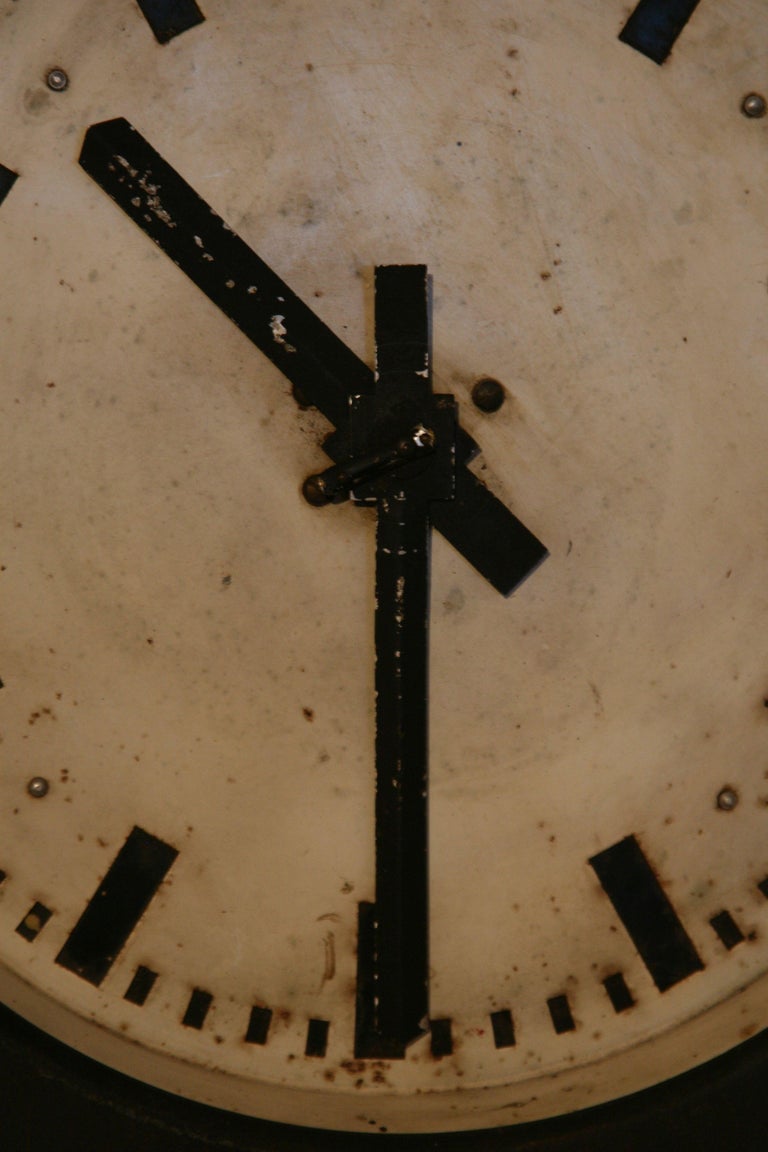 1950s Polish Electric Factory Clock at 1stDibs