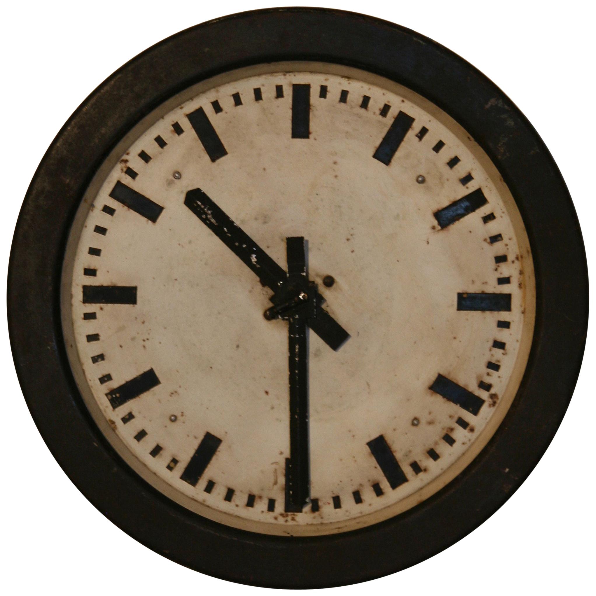 1950s Polish Electric Factory Clock