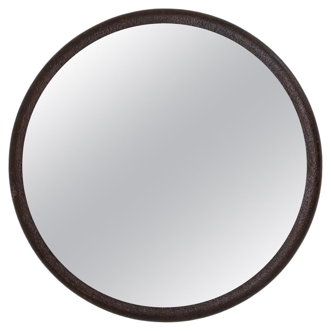Miroir en fer polonais des années 1950