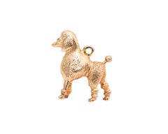 1950s Poodle Charm in 14 Karat Gold