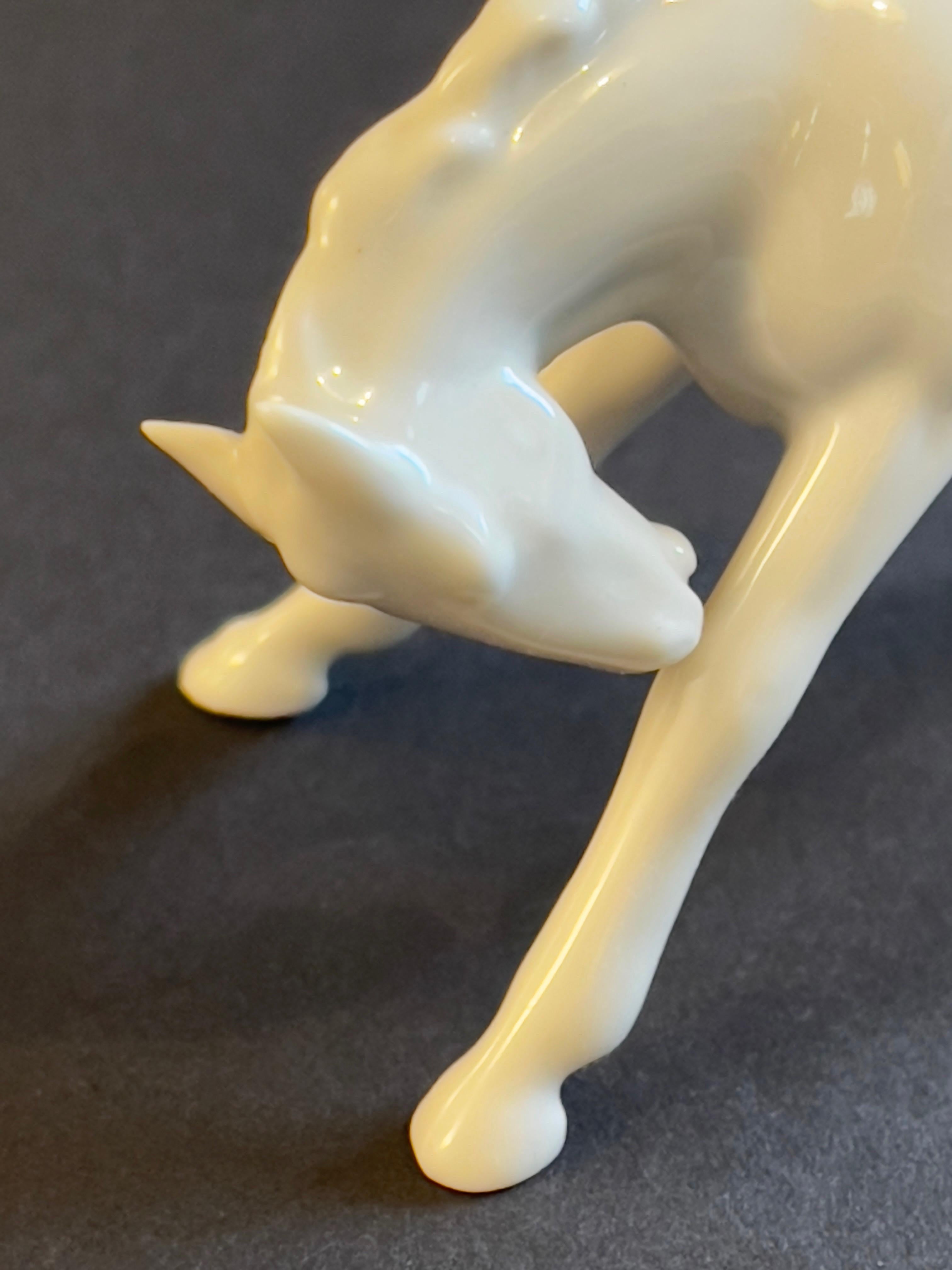 Puledri di porcellana del 1950, arte di metà secolo di Metzler & Ortloff, Germania Est (DDR) in vendita 5