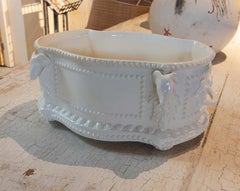 Vassoio in porcellana di Alcora degli anni '50 con decorazione a raggiera