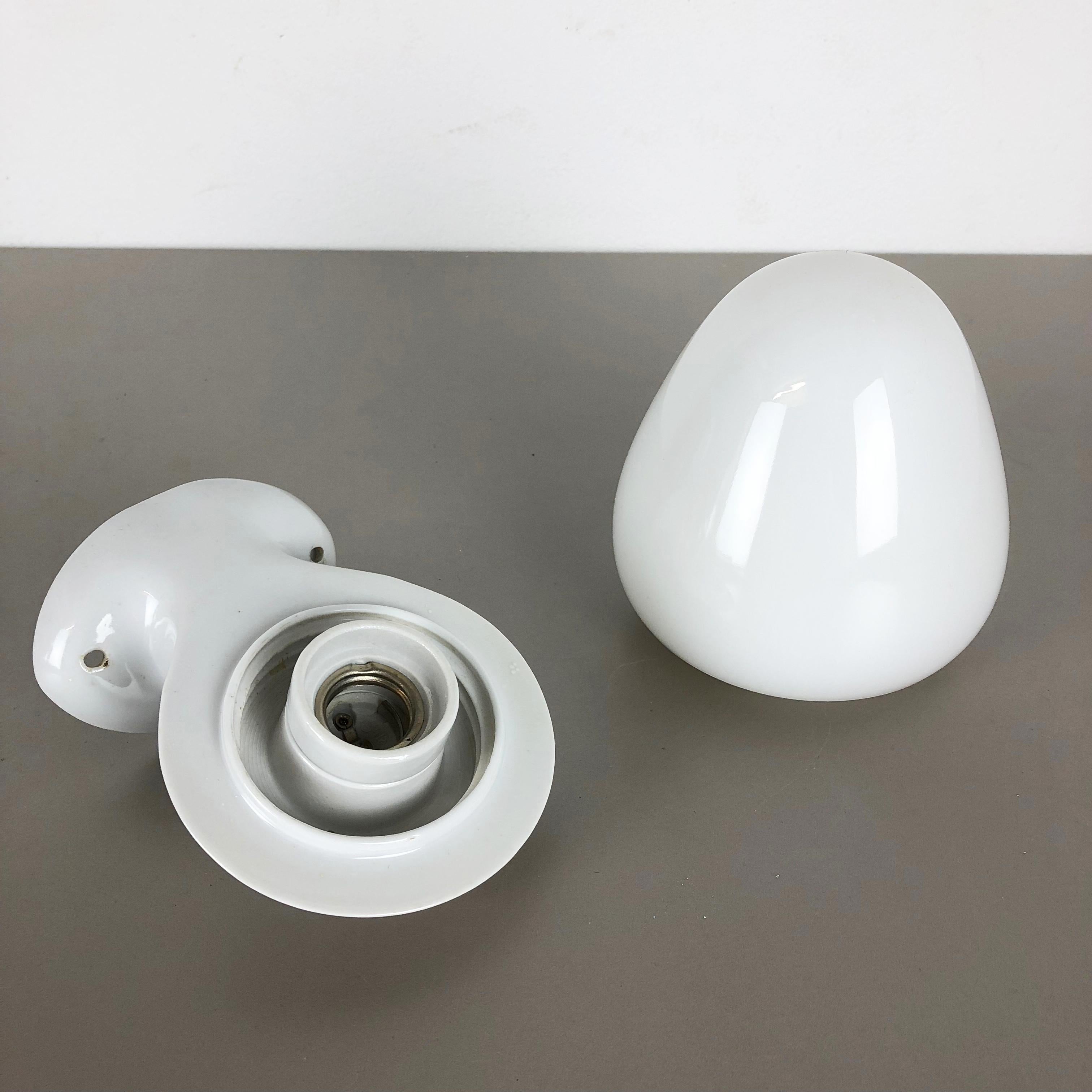1950s Porcelain Wall Light 