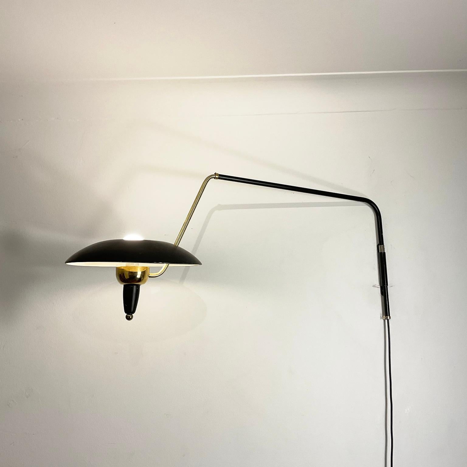 French 1950s Potence Wall Light Attributed to Pierre Disderot For Sale