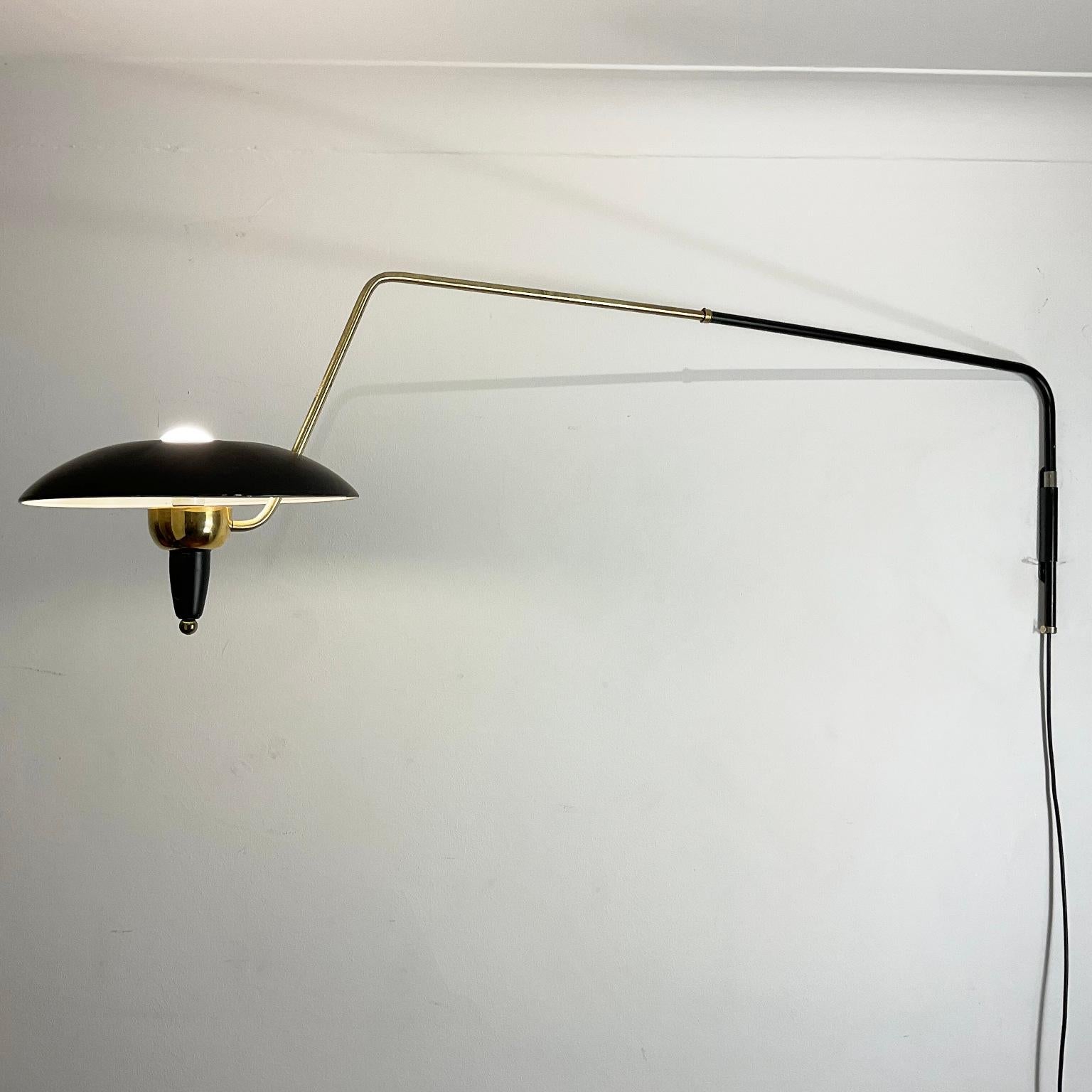 1950s Potence Wall Light Attributed to Pierre Disderot In Fair Condition For Sale In London, GB