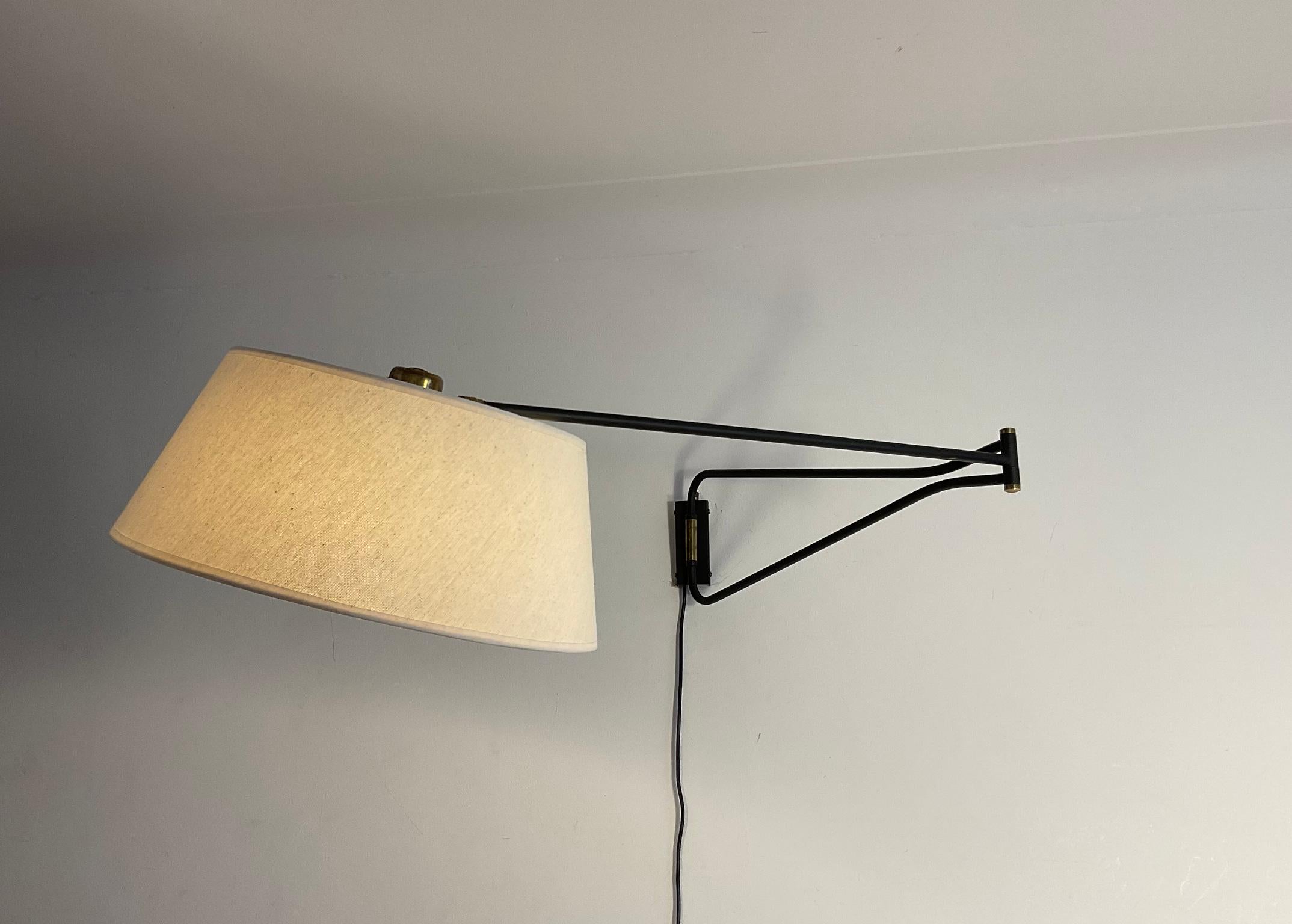 1950s Potence Wall Light by René Mathieu for Maison Lunel 1