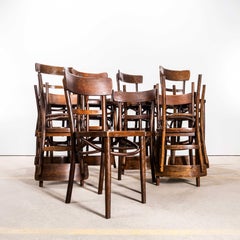1950's Pretzel Base Bentwood Dining Chairs-set of 6