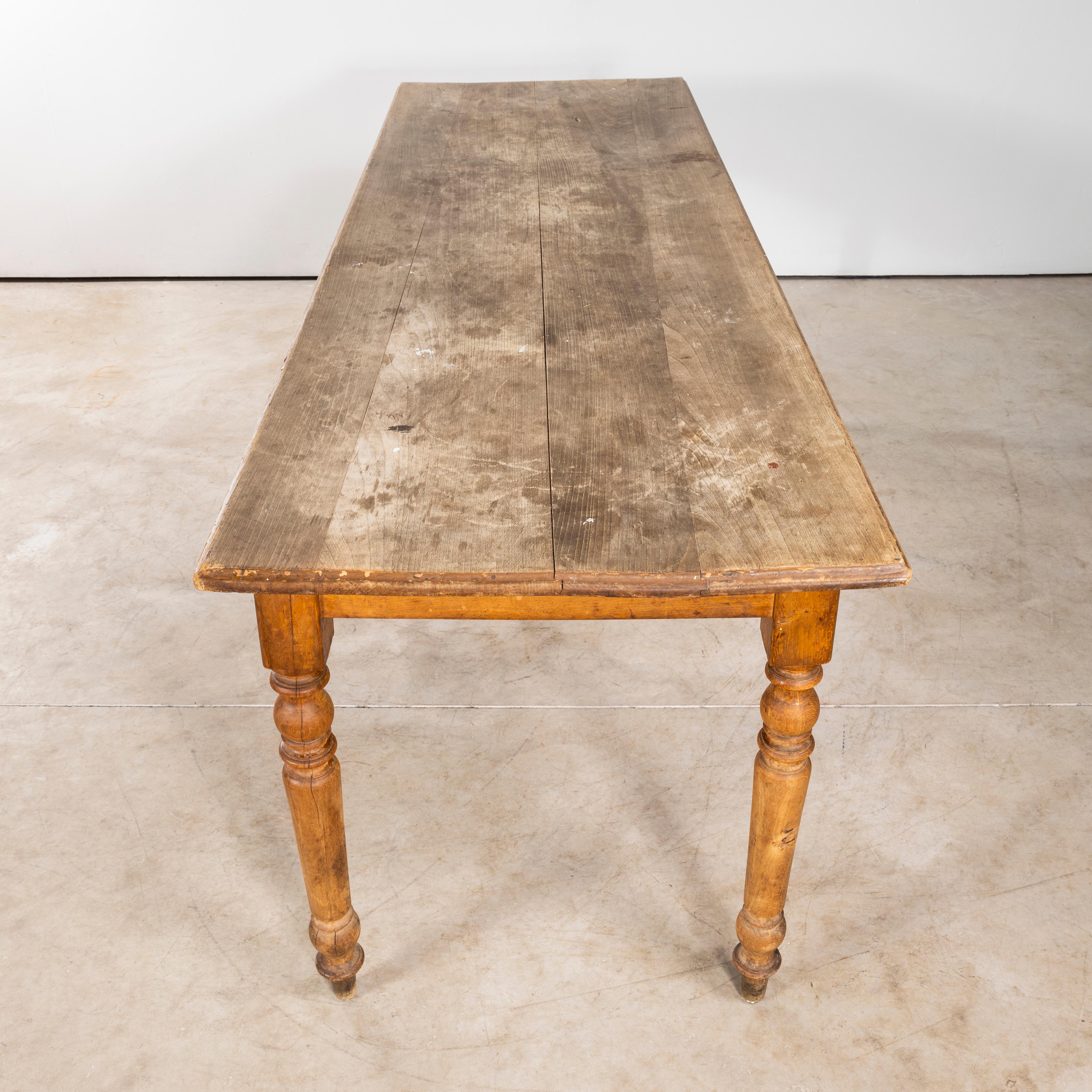 1950's Provincial French Rectangular Dining Table 2