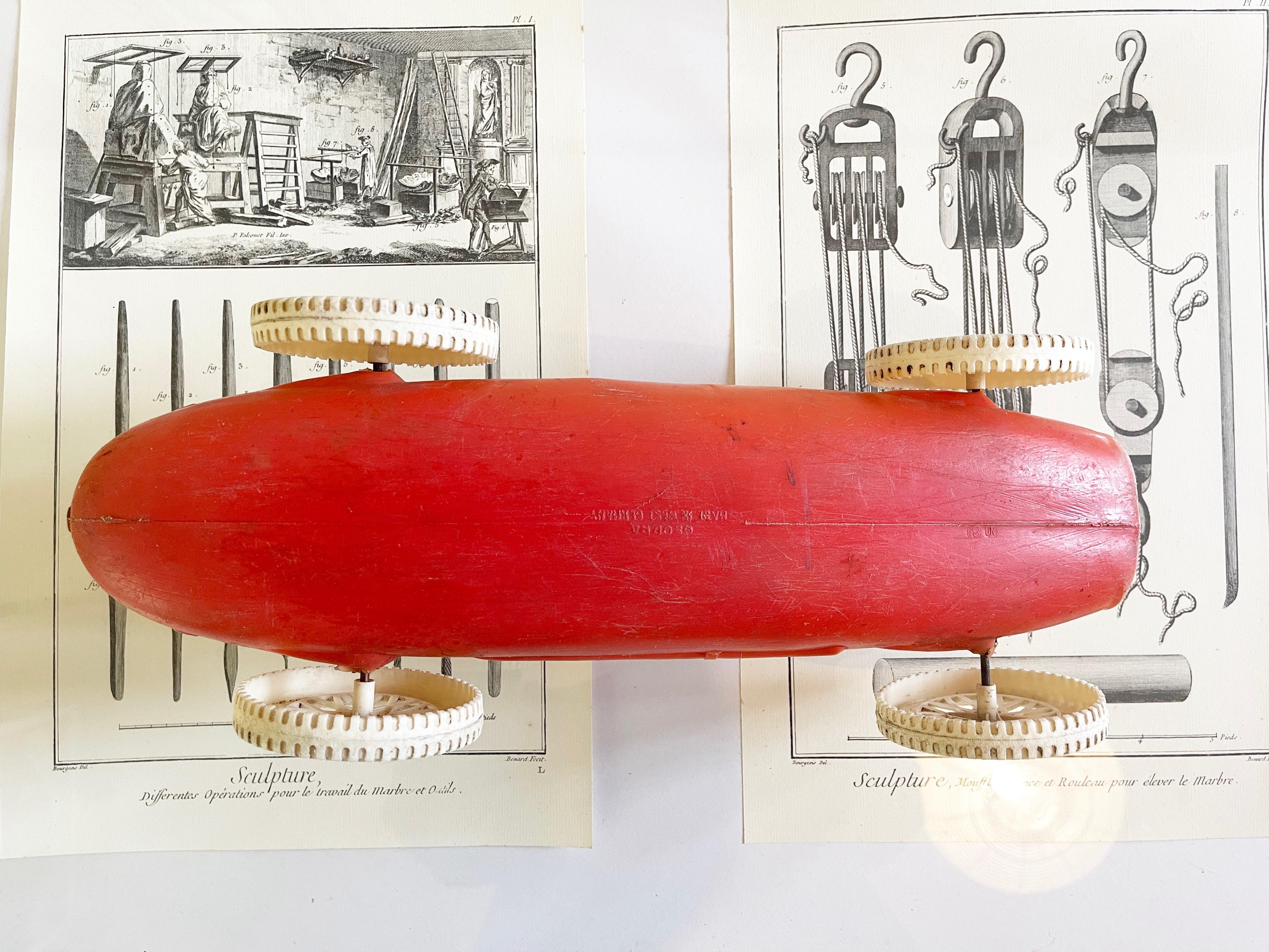 Modèle réduit ou jouet de voiture de course des années 1950 ''No. 7'' Oldtimer Ferrari 500 by Geobra, Germany en vente 5