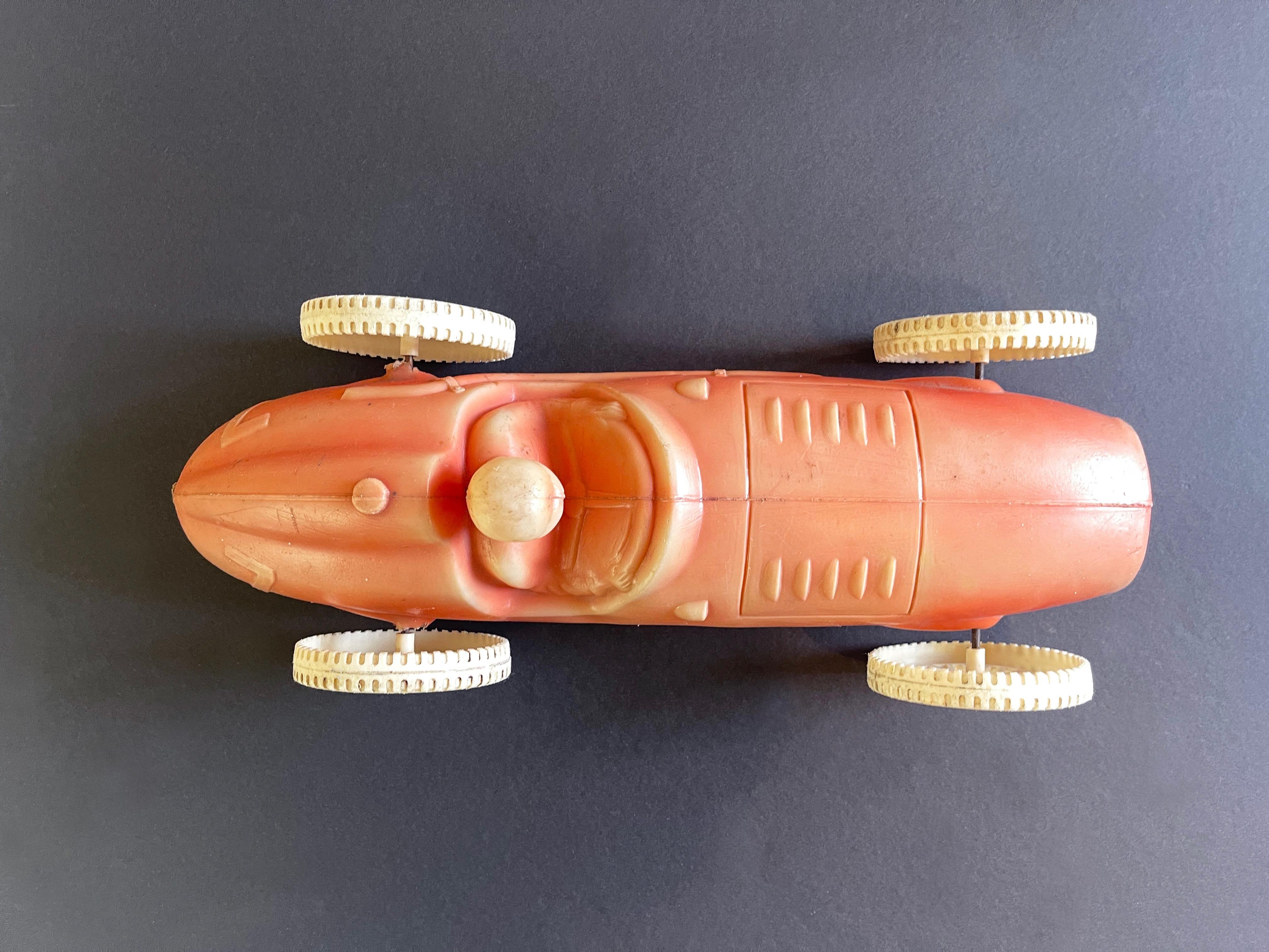 Modèle réduit ou jouet de voiture de course des années 1950 ''No. 7'' Oldtimer Ferrari 500 by Geobra, Germany État moyen - En vente à Andernach, DE