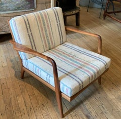 1950's Rail Back Lounge Chair by Mel Smilow
