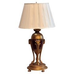 Retro 1950s Rams Head Lamp