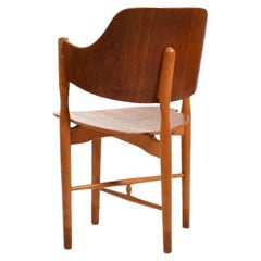 1950er Jahre Seltener dänischer Sessel aus Teak und Buche
