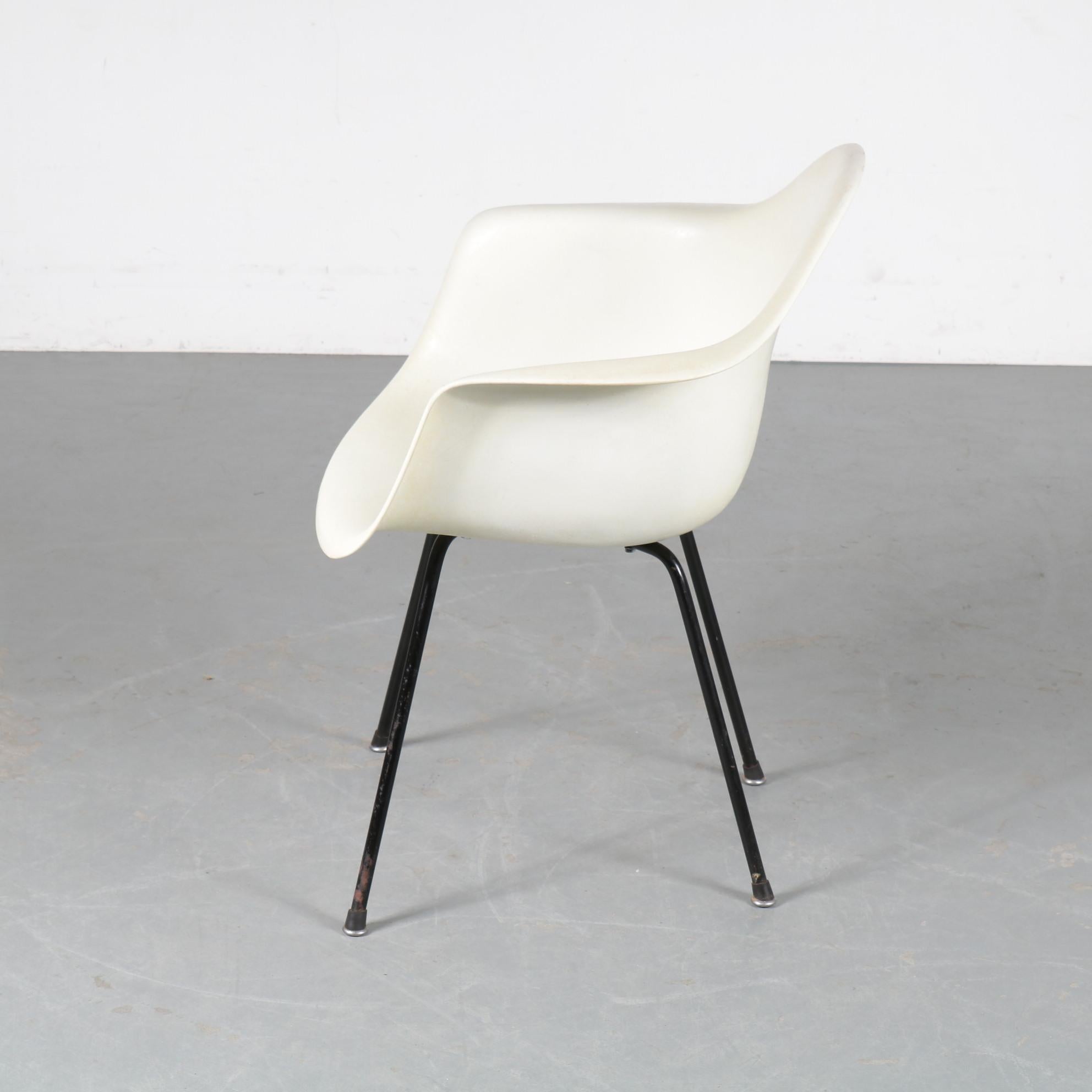 Seltener Eames Zenith-Beistellstuhl aus den 1950er Jahren für Herman Miller, USA im Zustand „Gut“ im Angebot in Amsterdam, NL