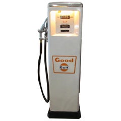 Vintage 1950s Rare Gulf Gas Pump