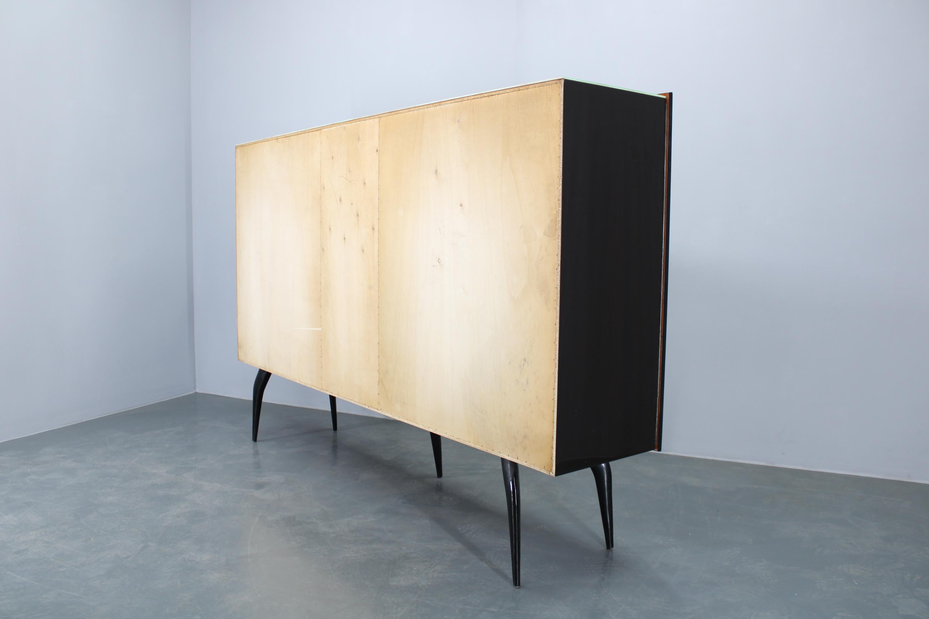 1950s Rare Italian Highboard For Sale 12