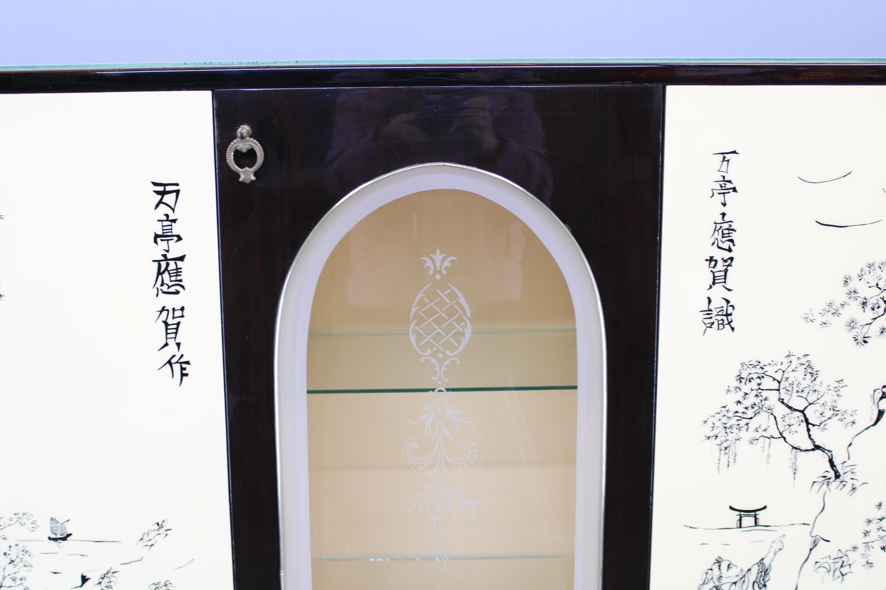 1950s Rare Italian Highboard For Sale 2